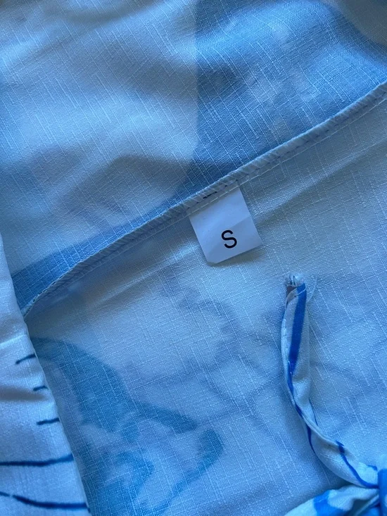 Women’s White Seashell & Seahorse Print Jumpsuit with Tie Straps - Picture 2 of 3